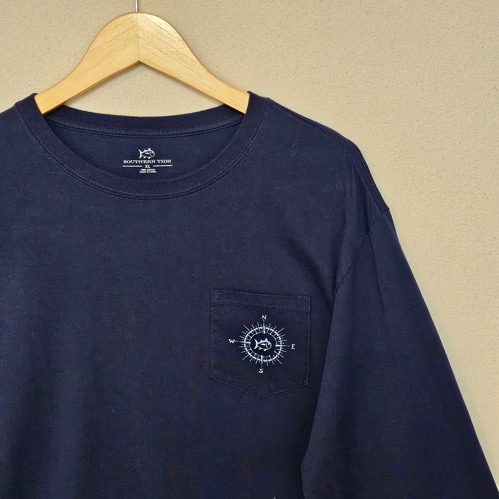 Southern Tide Wingman L/S Pocket Tee XL